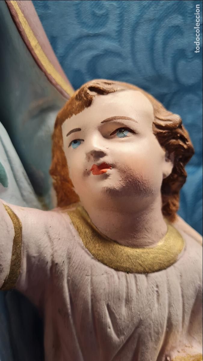 Antig&uuml;edades: SAN JOS&Eacute; CON NI&Ntilde;O DE LA MANO - Foto 4