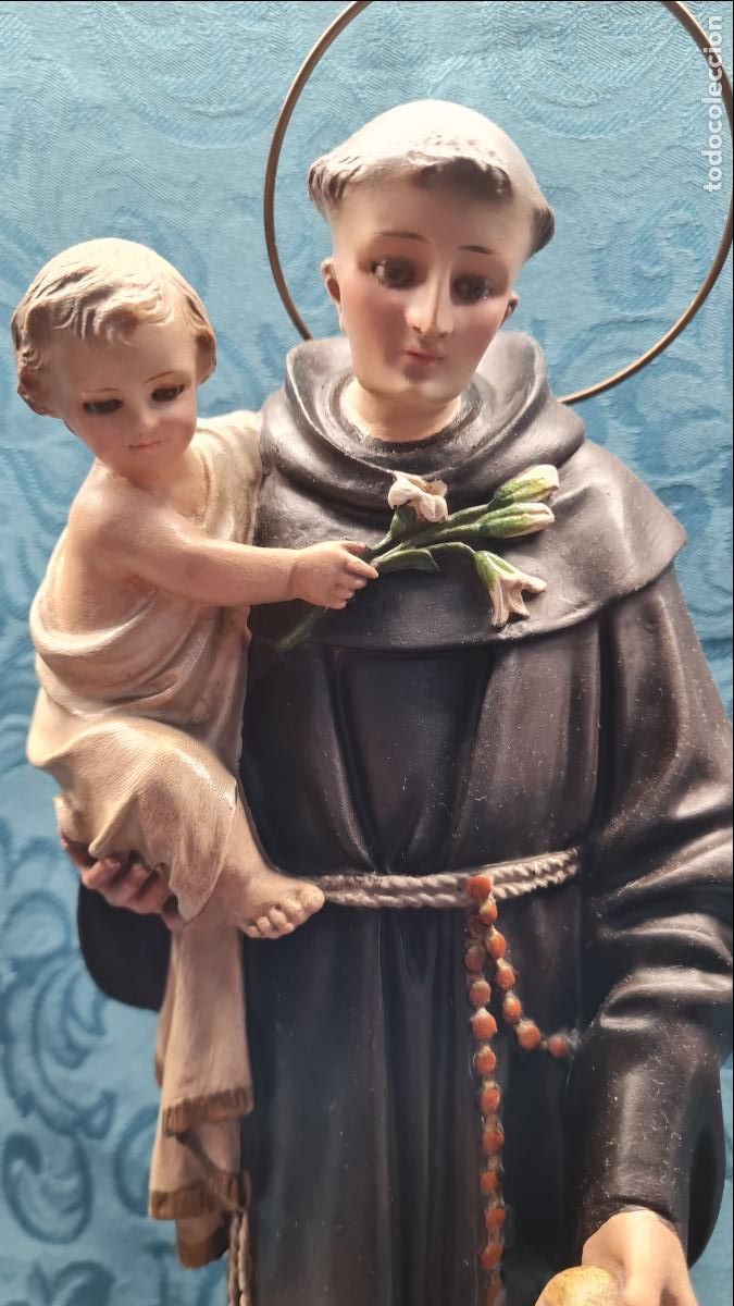 Antig&uuml;edades: SAN ANTONIO CON NI&Ntilde;O EN BRAZOS - Foto 2