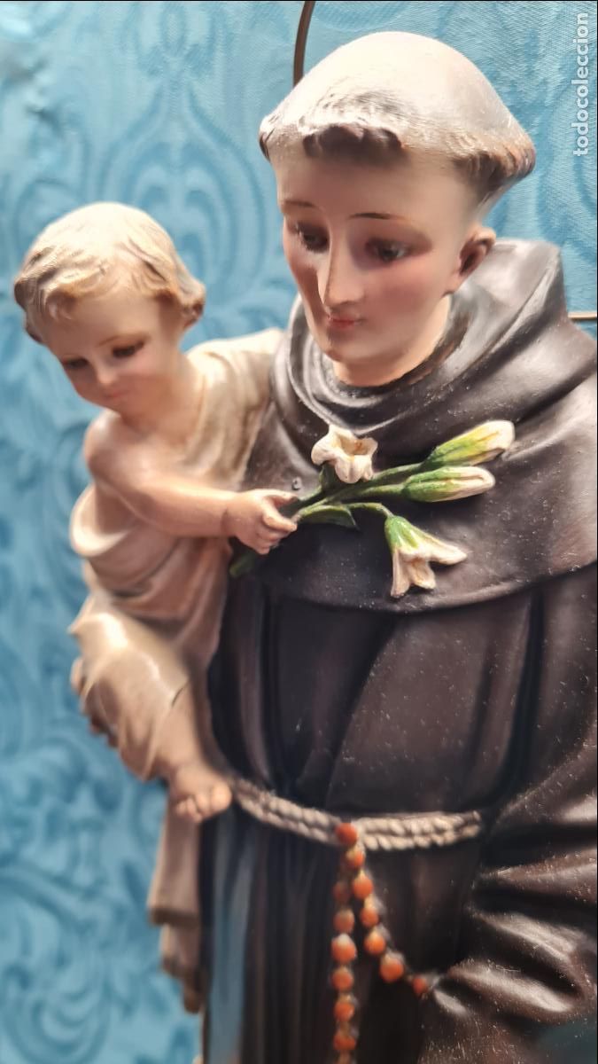 Antig&uuml;edades: SAN ANTONIO CON NI&Ntilde;O EN BRAZOS - Foto 3