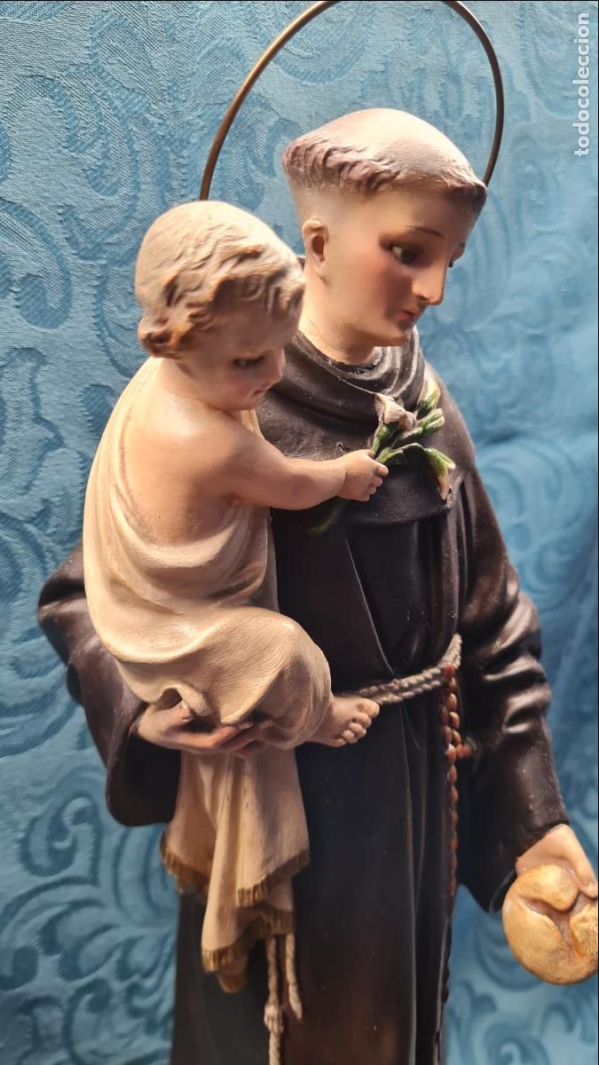 Antig&uuml;edades: SAN ANTONIO CON NI&Ntilde;O EN BRAZOS - Foto 5