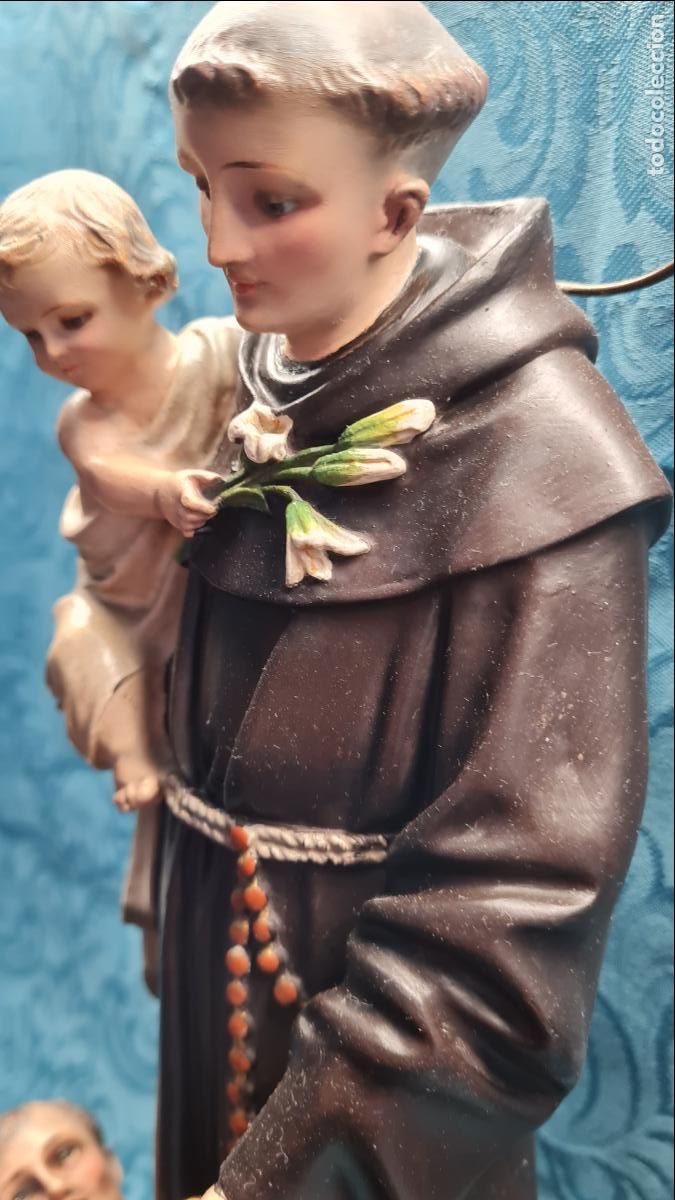 Antig&uuml;edades: SAN ANTONIO CON NI&Ntilde;O EN BRAZOS - Foto 6