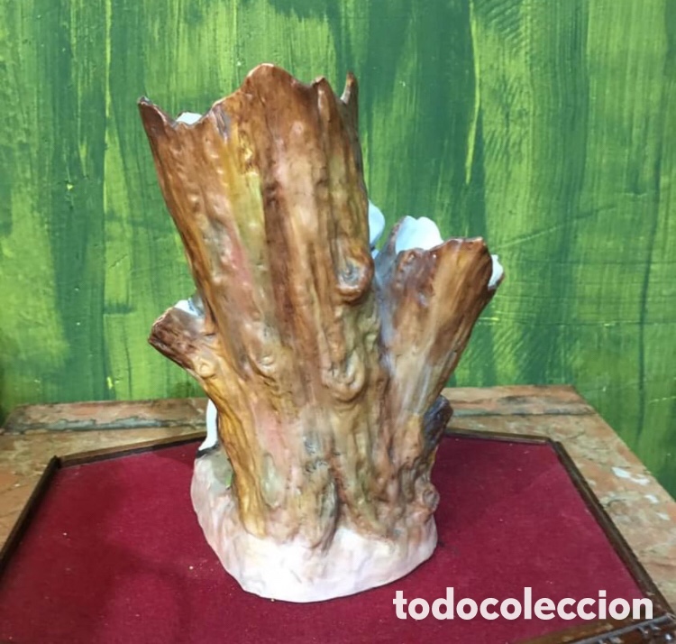 Antig&uuml;edades: Violetero de porcelana - Foto 5