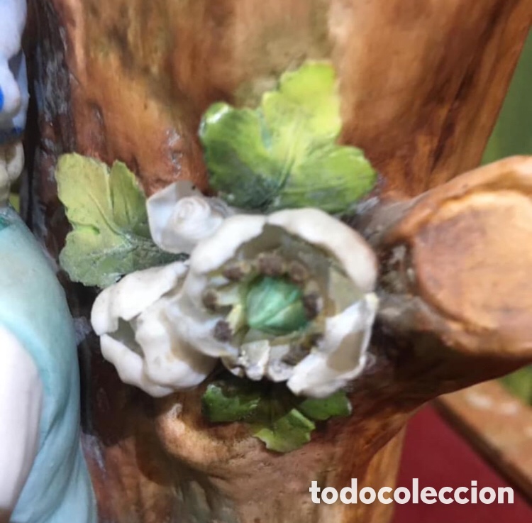 Antig&uuml;edades: Violetero de porcelana - Foto 7