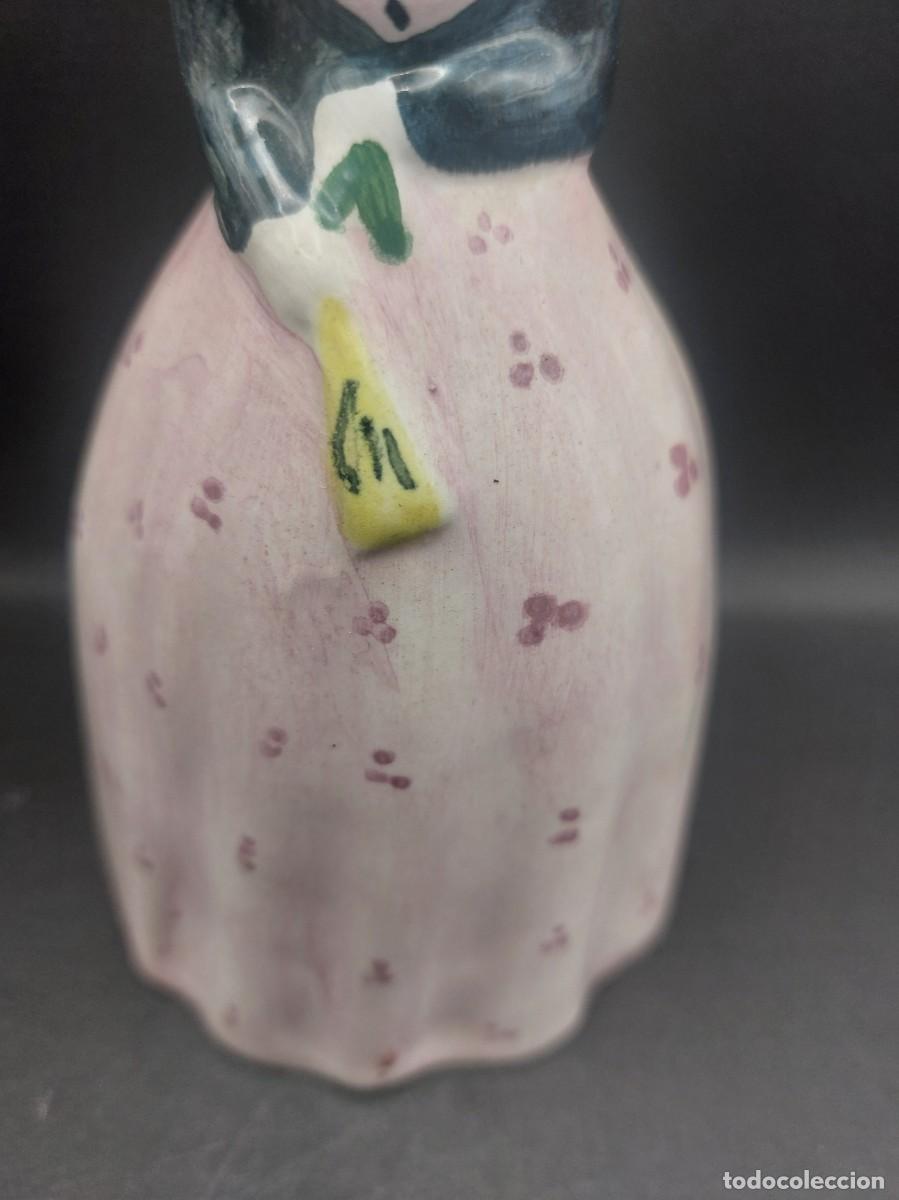 Antig&uuml;edades: CAMPANA DE MUJER DE PORCELANA - Foto 3