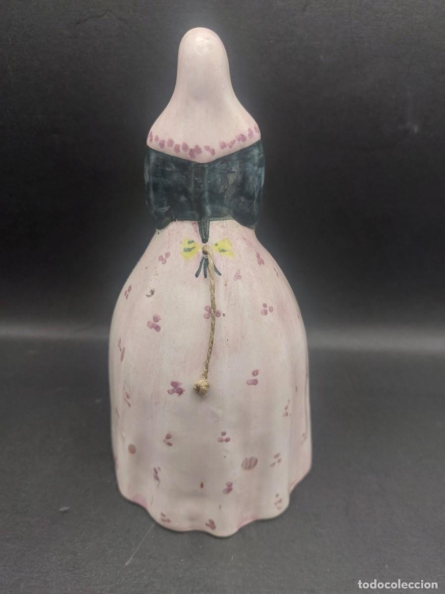 Antig&uuml;edades: CAMPANA DE MUJER DE PORCELANA - Foto 5