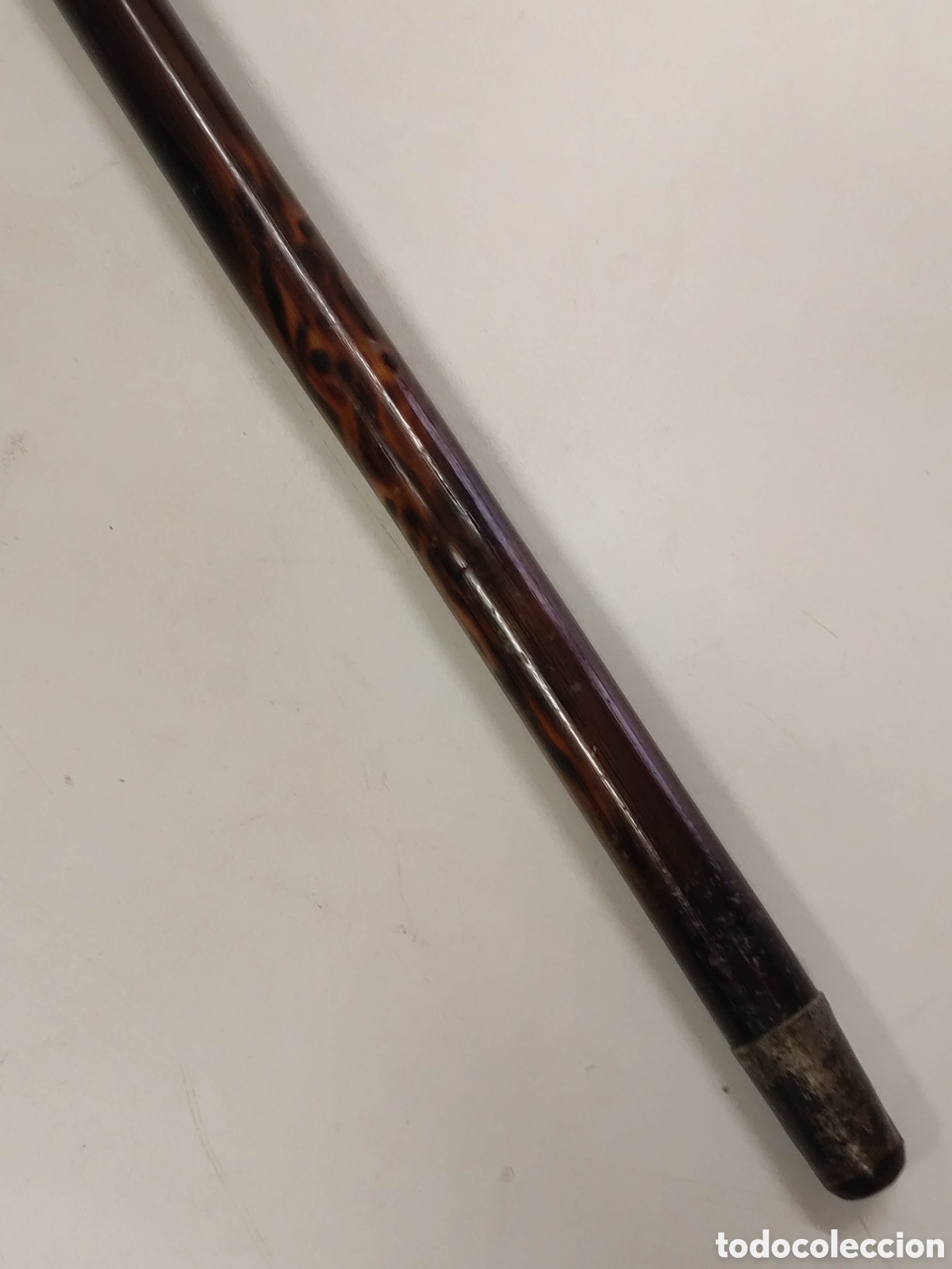 Antig&uuml;edades: Bast&oacute;n plata y madera ex&oacute;tica - Foto 6
