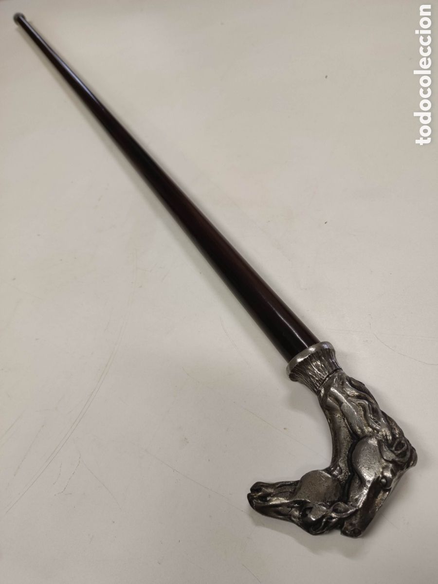 Antig&uuml;edades: Bast&oacute;n cabezas de caballos - Foto 5