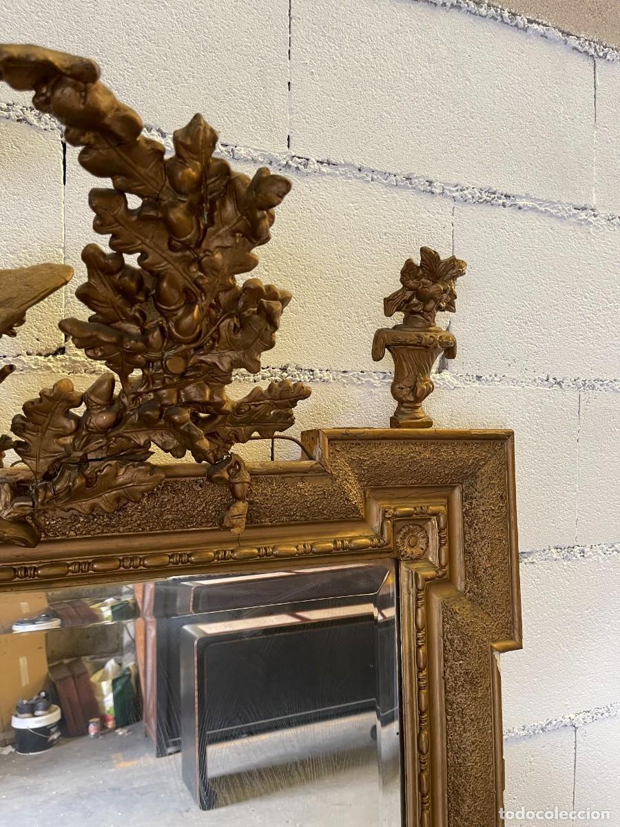 Antig&uuml;edades: antiguo espejo madera - Foto 6