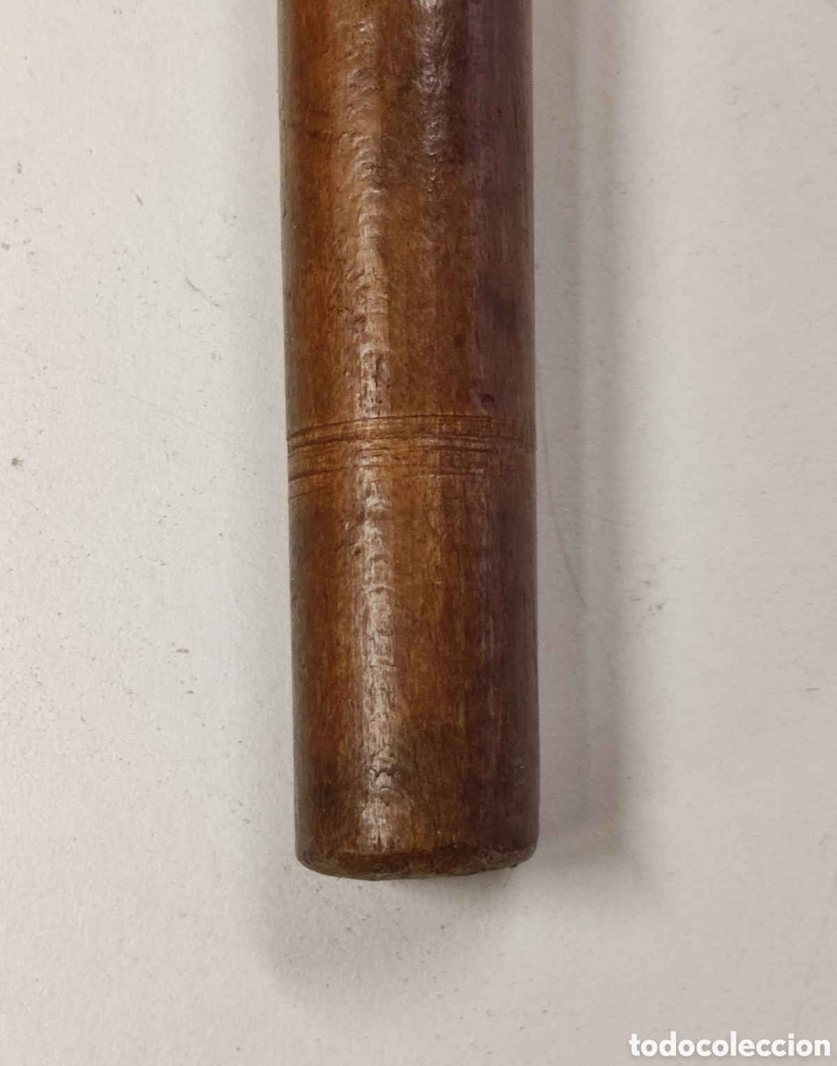 Antig&uuml;edades: Bast&oacute;n madera de Malaca y cabeza de perro - Foto 10