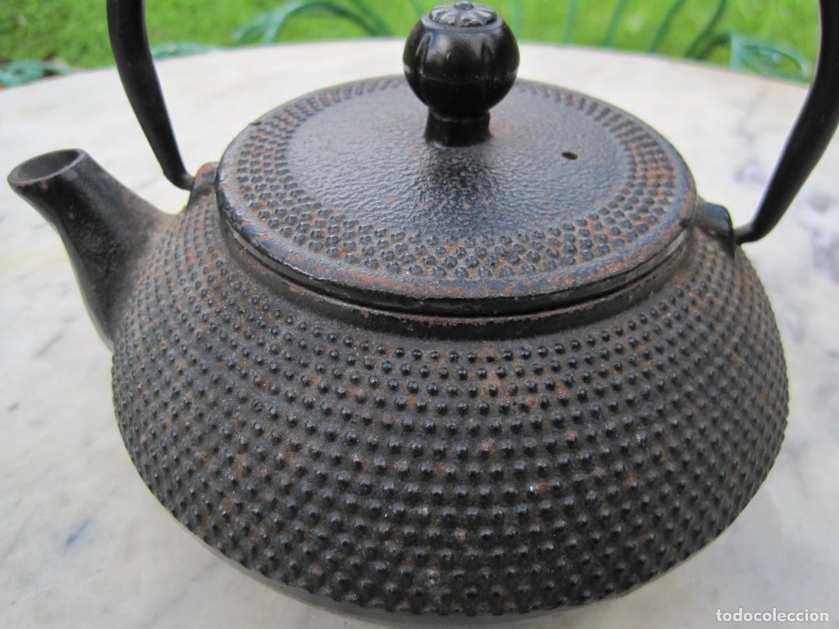 Antig&uuml;edades: TETERA JAPONESA DE HIERRO FUNDIDO - Foto 2