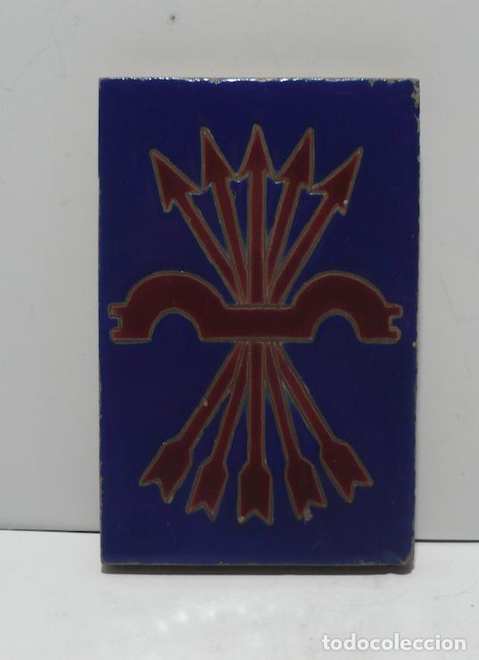 Antig&uuml;edades: PEQUE&Ntilde;O AZULEJO EN AZUL - Foto 1