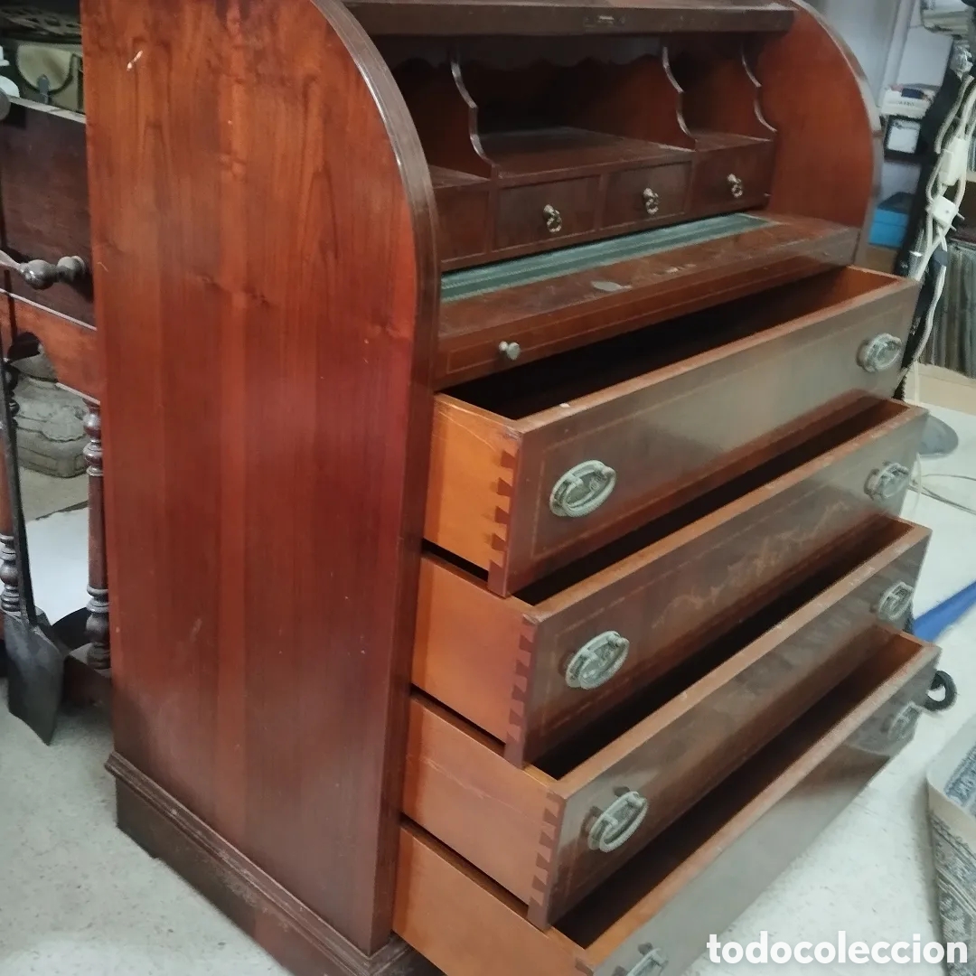 Antig&uuml;edades: Antiguo secreter ,bur&oacute; estilo franc&eacute;s - Foto 2