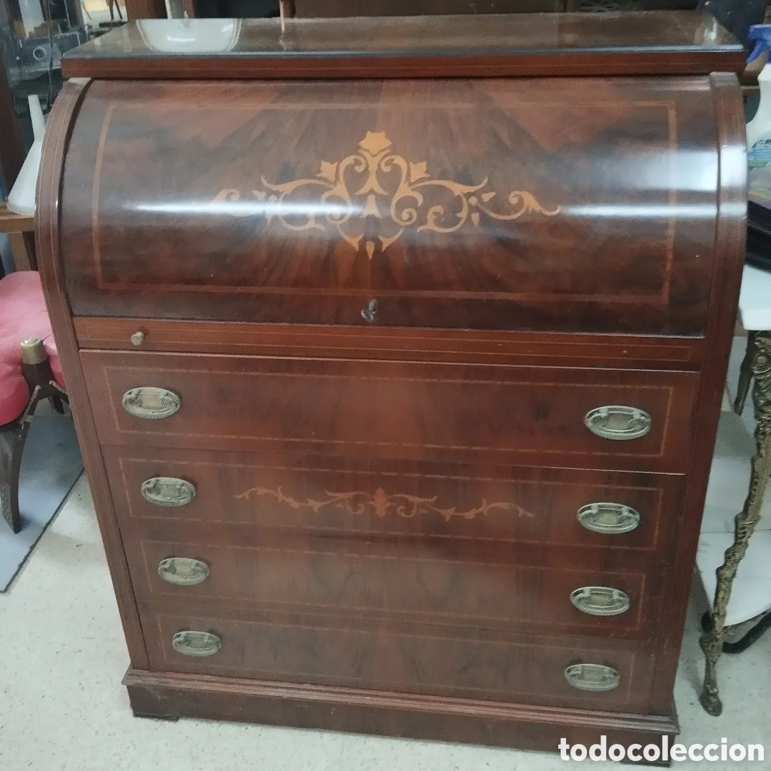 Antig&uuml;edades: Antiguo secreter ,bur&oacute; estilo franc&eacute;s - Foto 1