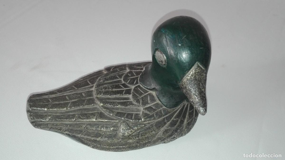 Antig&uuml;edades: PATO VERDE CON METAL - Foto 2