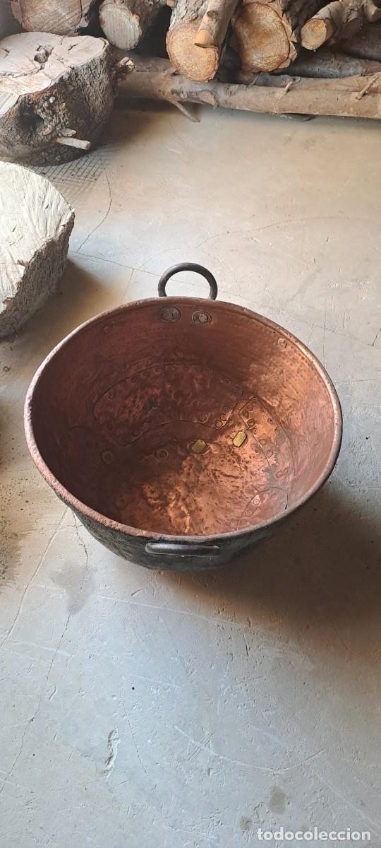 Antig&uuml;edades: Caldero de cobre para matanza - Foto 1