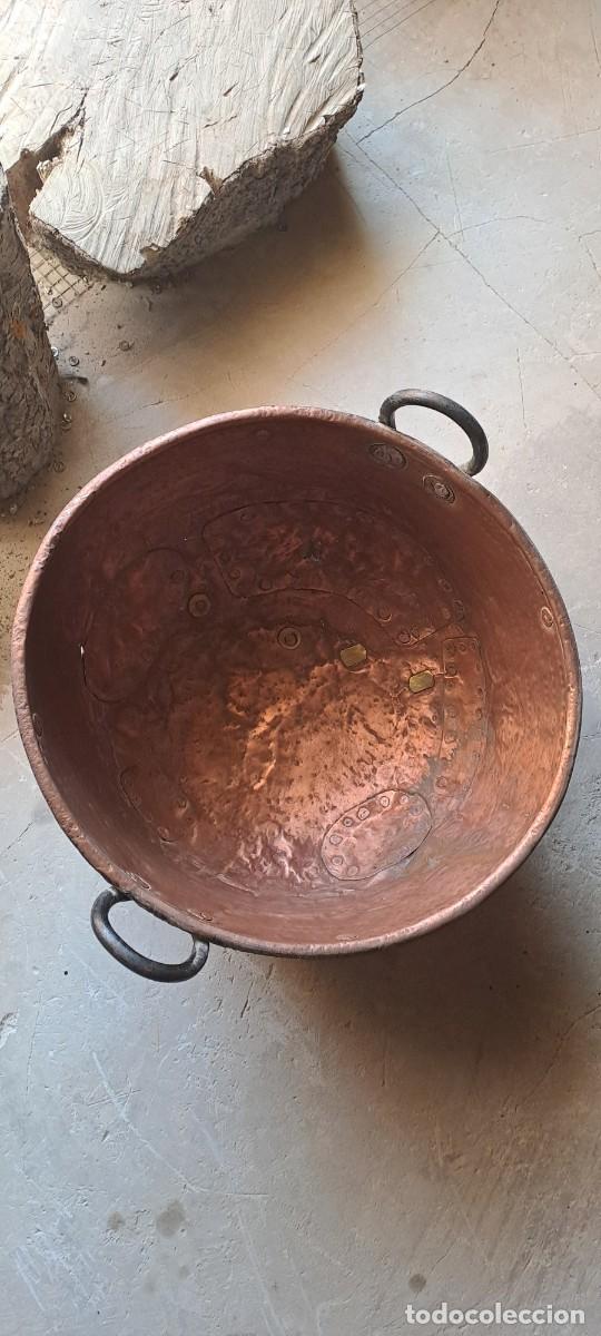 Antig&uuml;edades: Caldero de cobre para matanza - Foto 2