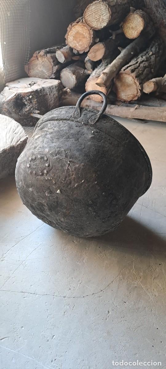 Antig&uuml;edades: Caldero de cobre para matanza - Foto 3