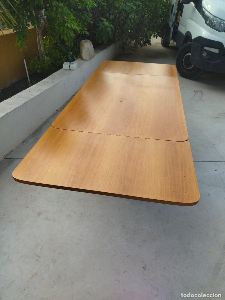 Antig&uuml;edades: Preciosa mesa de madera de roble extensible. - Foto 8