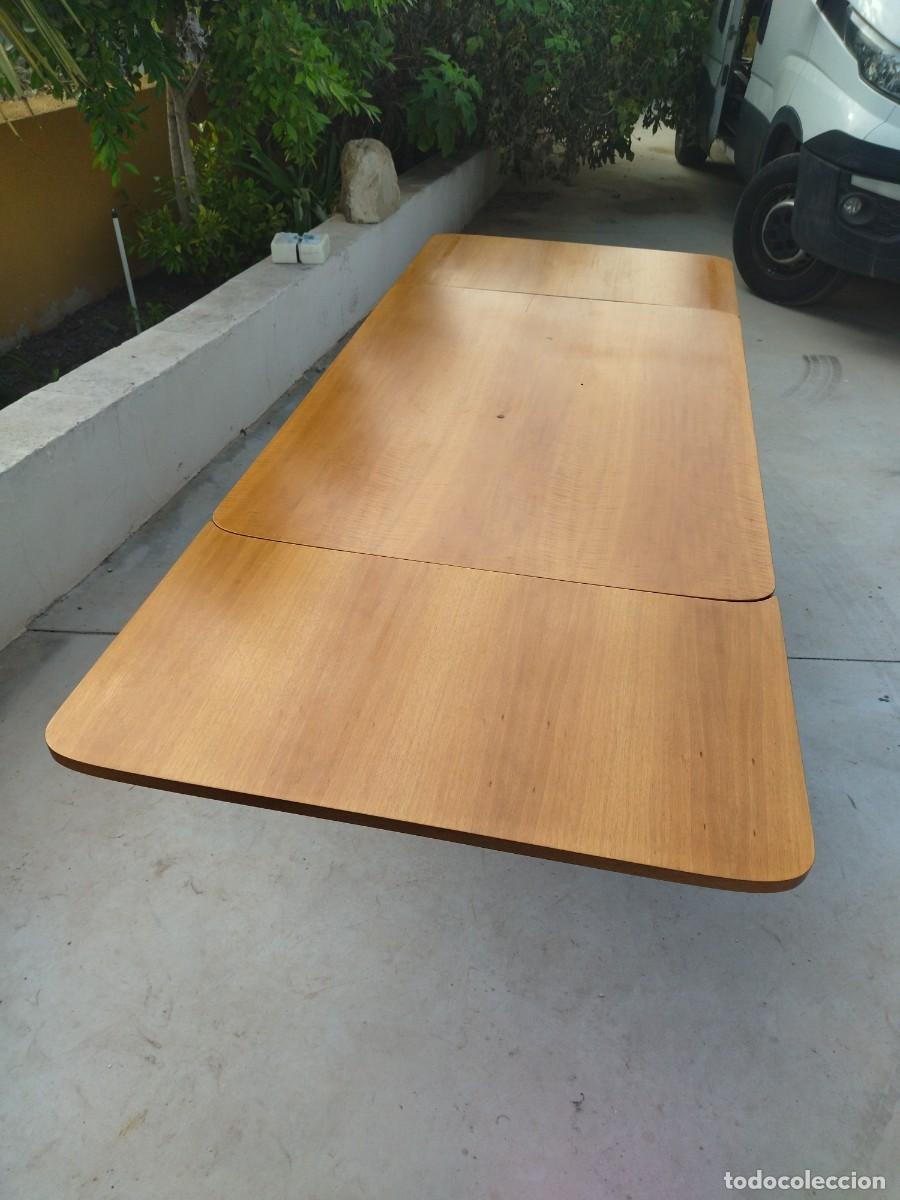 Antig&uuml;edades: Preciosa mesa de madera de roble extensible. - Foto 9