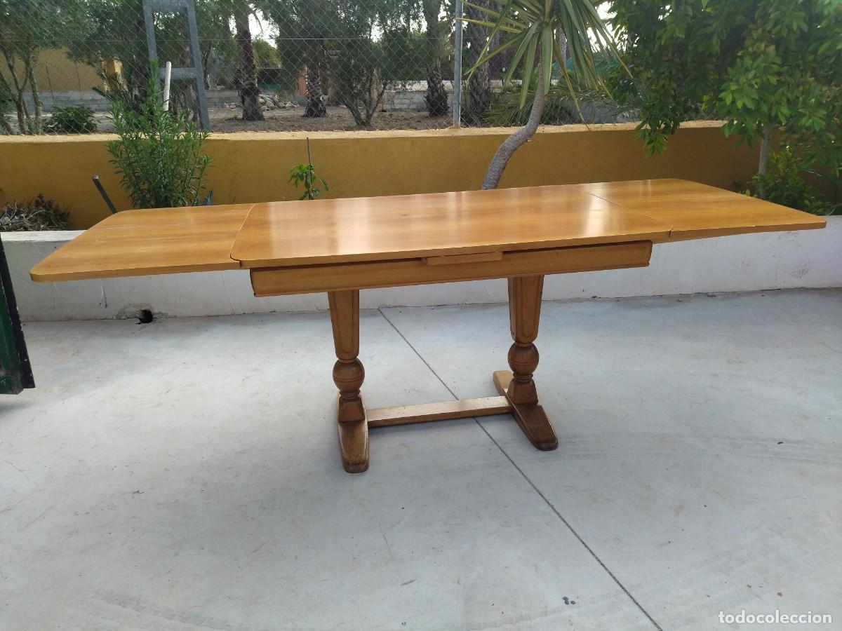 Antig&uuml;edades: Preciosa mesa de madera de roble extensible. - Foto 12
