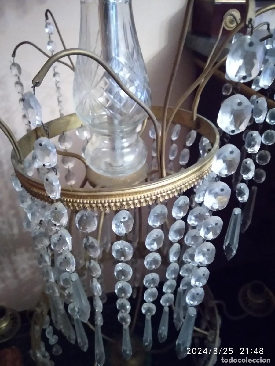 Antig&uuml;edades: Candelabros rusos en cristal y bronce - Foto 4