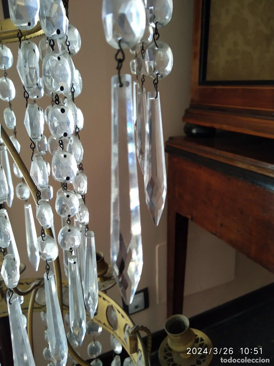 Antig&uuml;edades: Candelabros rusos en cristal y bronce - Foto 6
