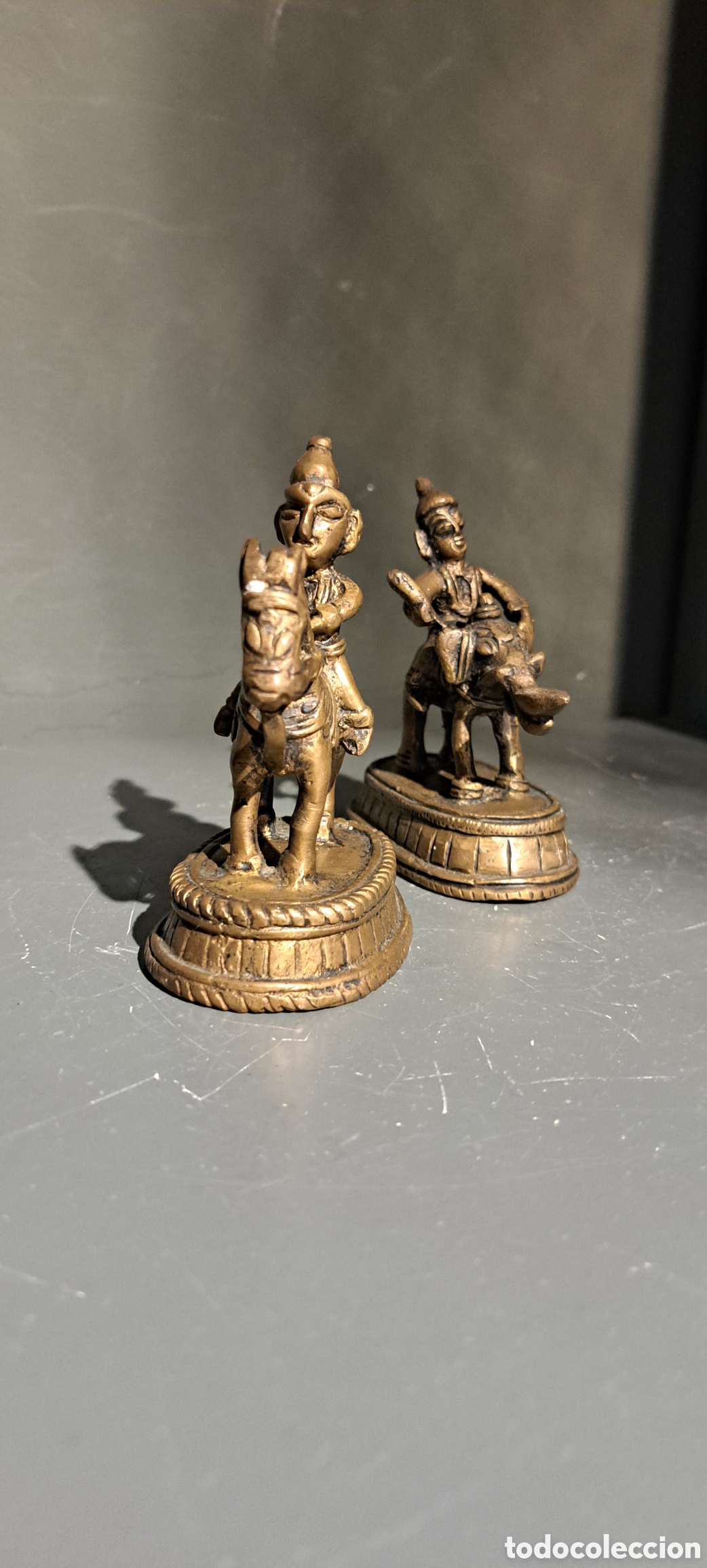 Antig&uuml;edades: Figuras antiguas bronce india - Foto 2