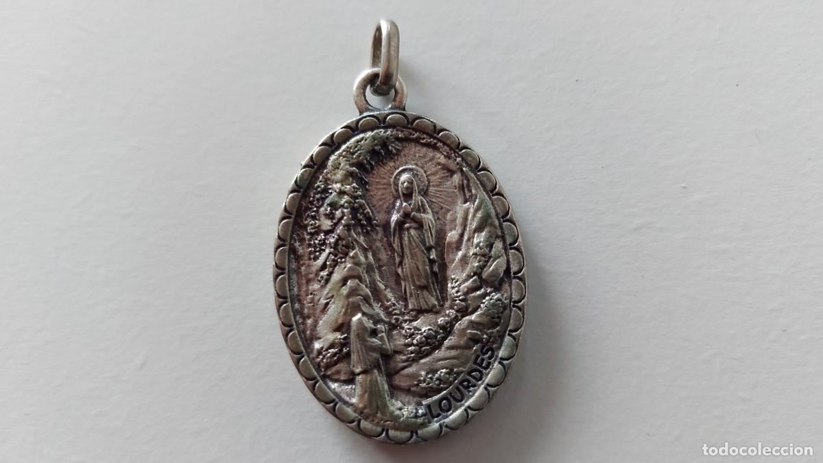 Antig&uuml;edades: MEDALLA VIRGEN LOURDES - Foto 3