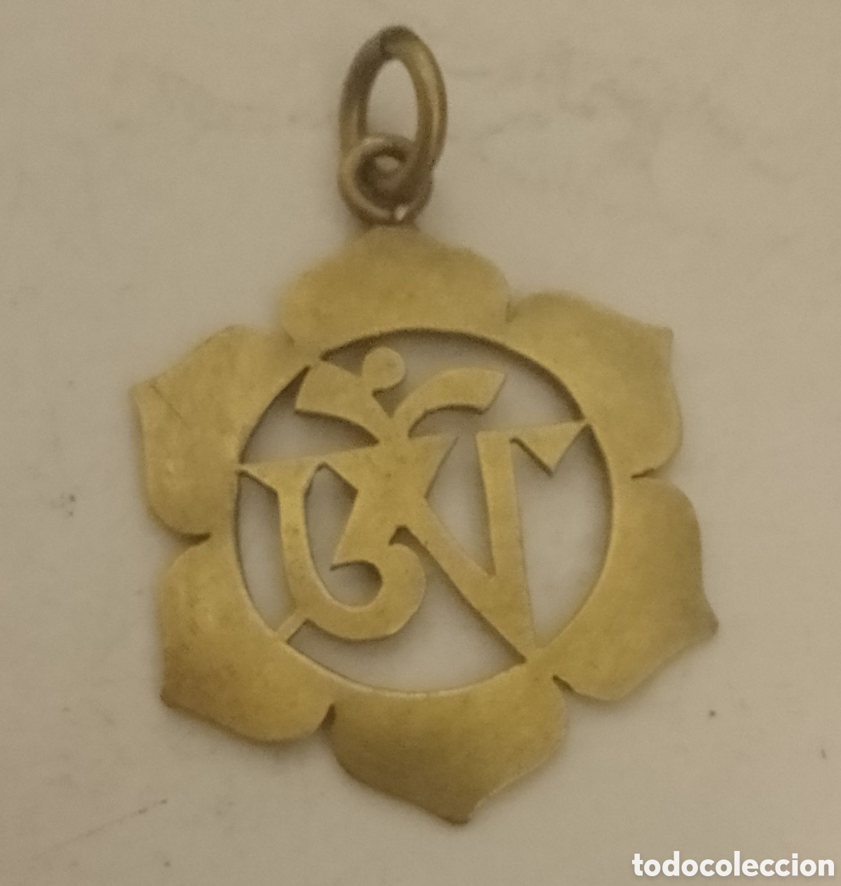Antig&uuml;edades: Medalla de bronce budista. - Foto 1