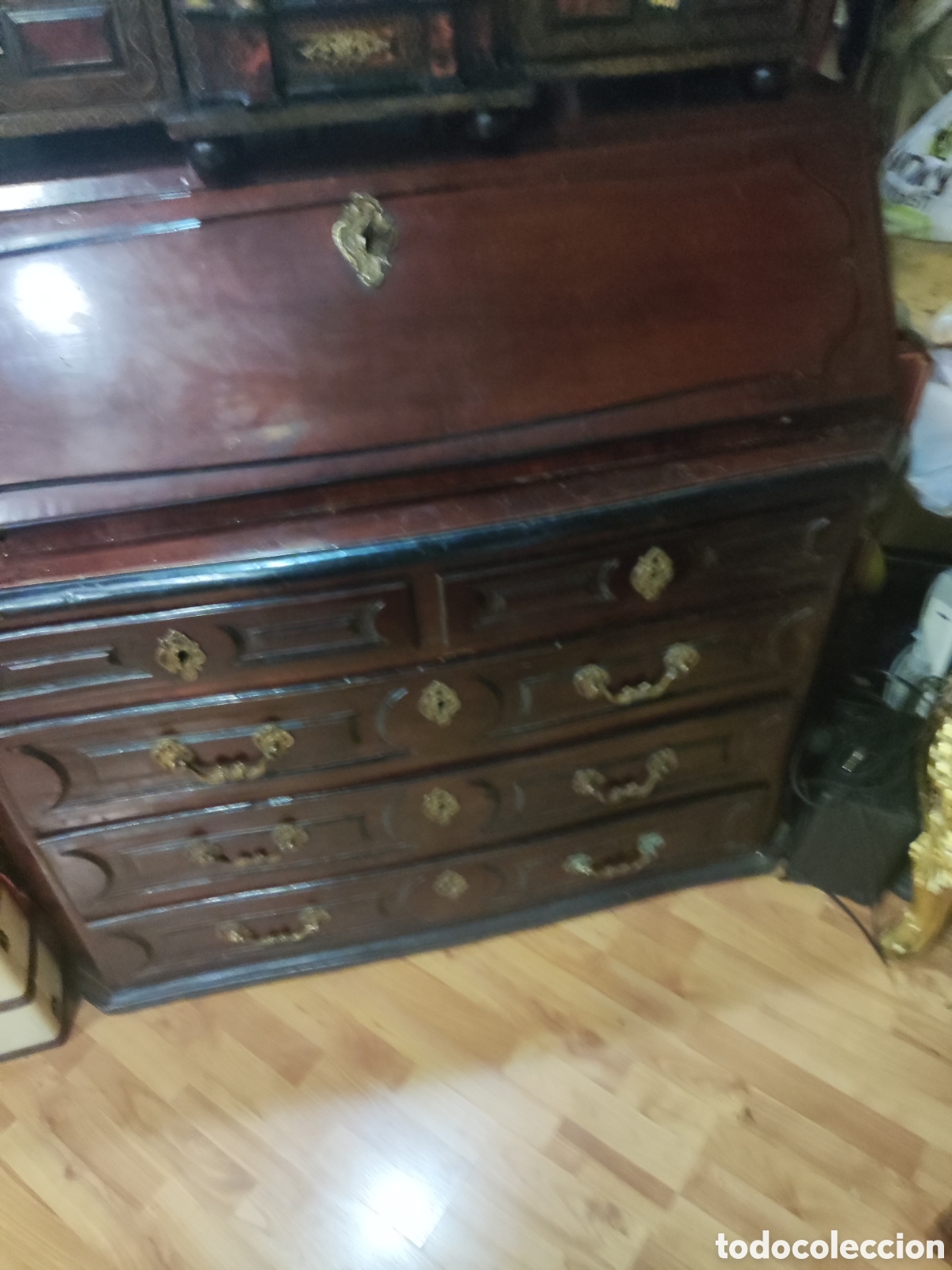 Antig&uuml;edades: Canterano madera antiguo - Foto 2