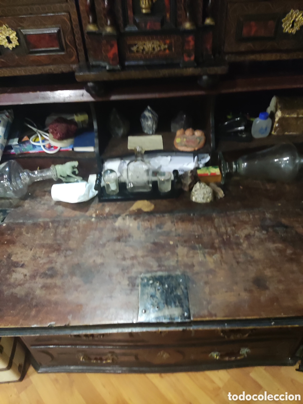 Antig&uuml;edades: Canterano madera antiguo - Foto 3