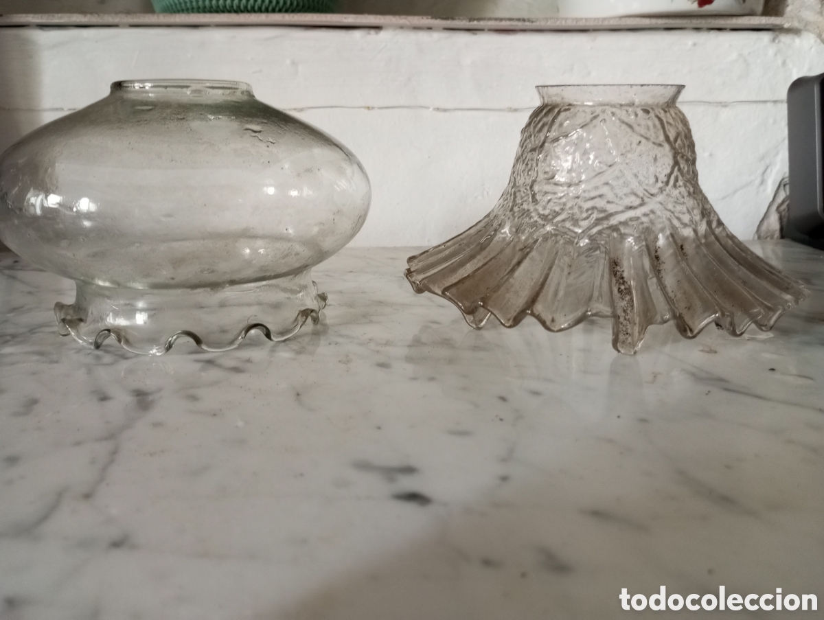 Antig&uuml;edades: Pareja de tulipas antiguas - Foto 4
