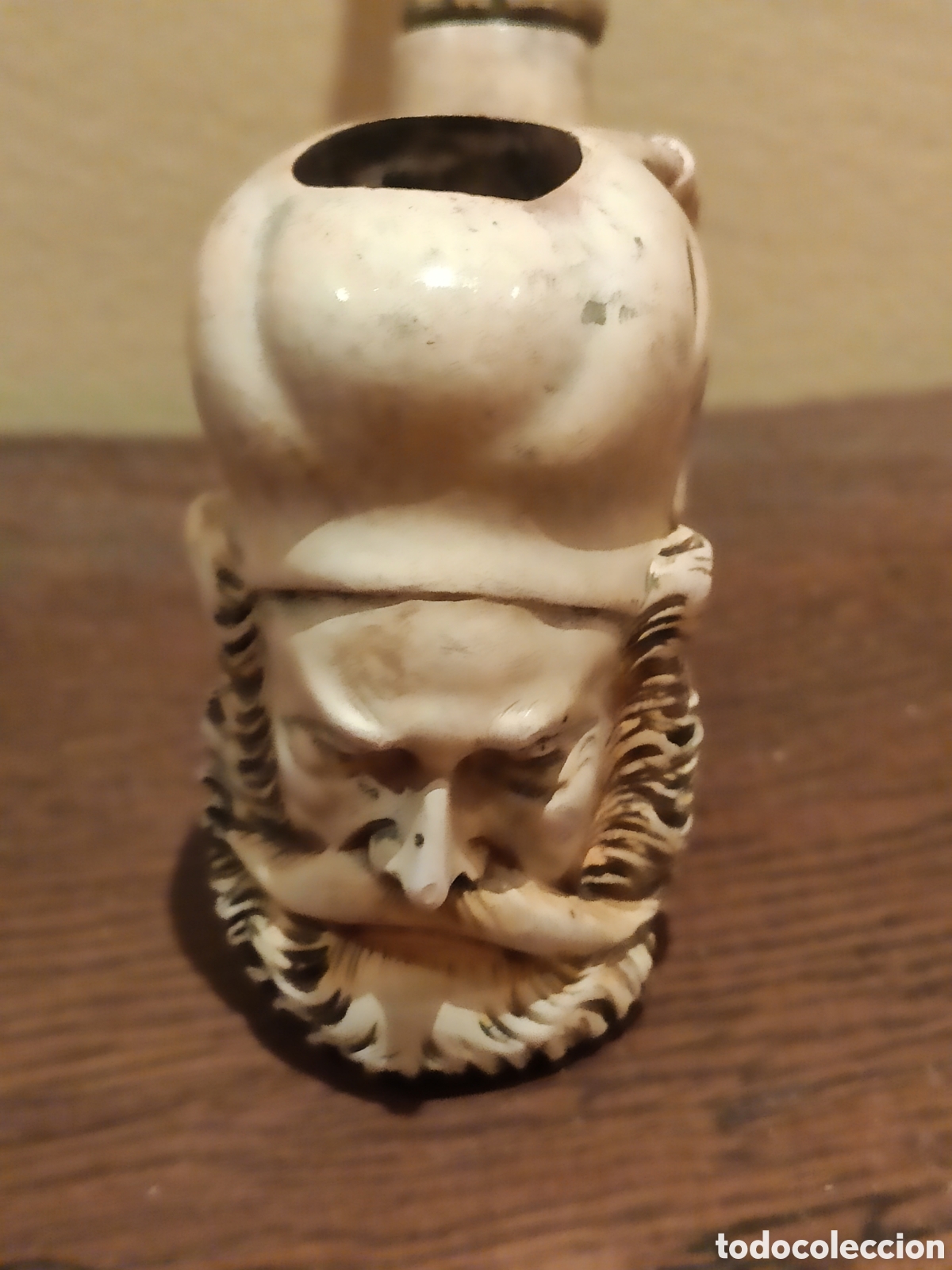 Antig&uuml;edades: Antigua pipa de espuma de mar 37cm - Foto 3