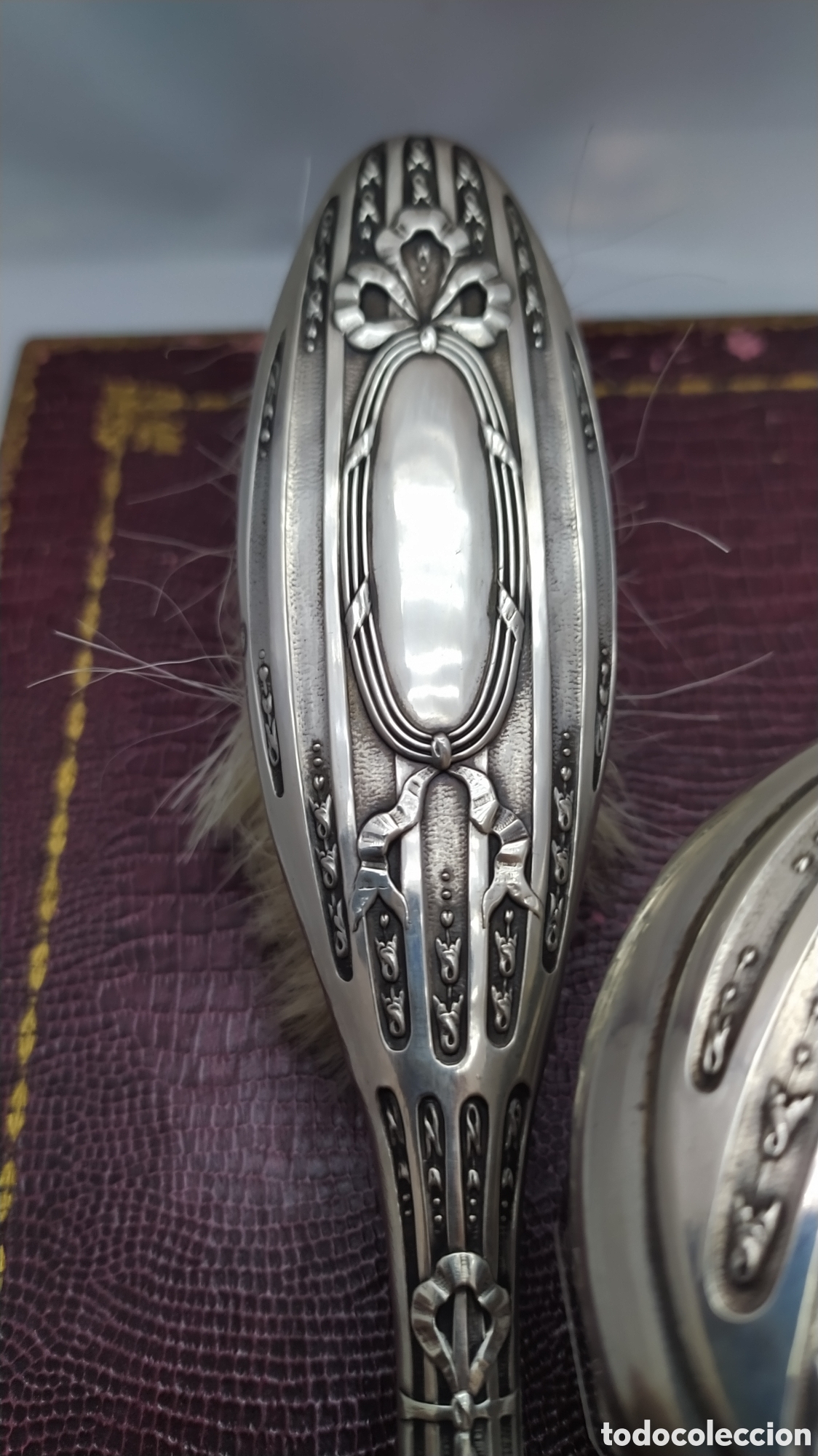 Antig&uuml;edades: Juego de tocador de plata - Foto 5