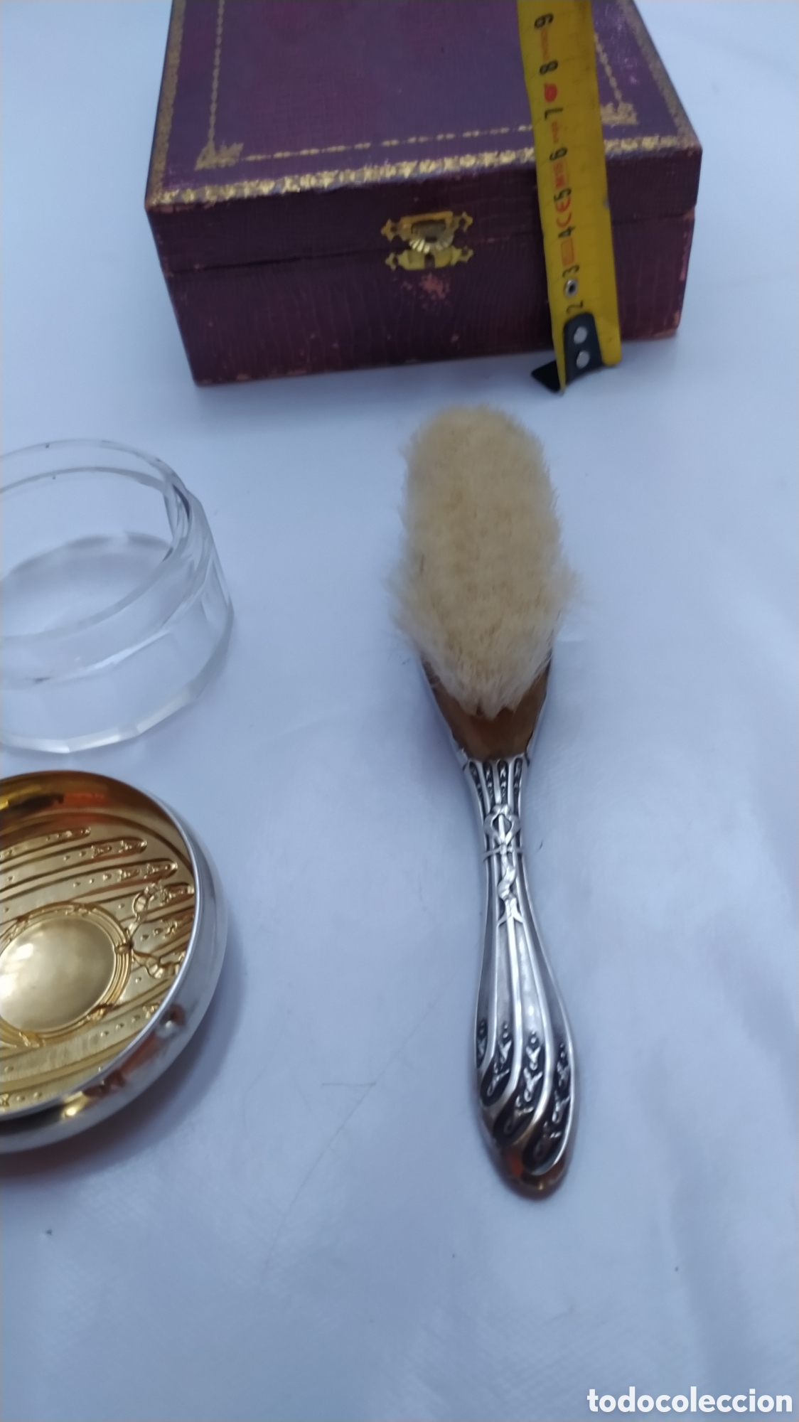 Antig&uuml;edades: Juego de tocador de plata - Foto 21