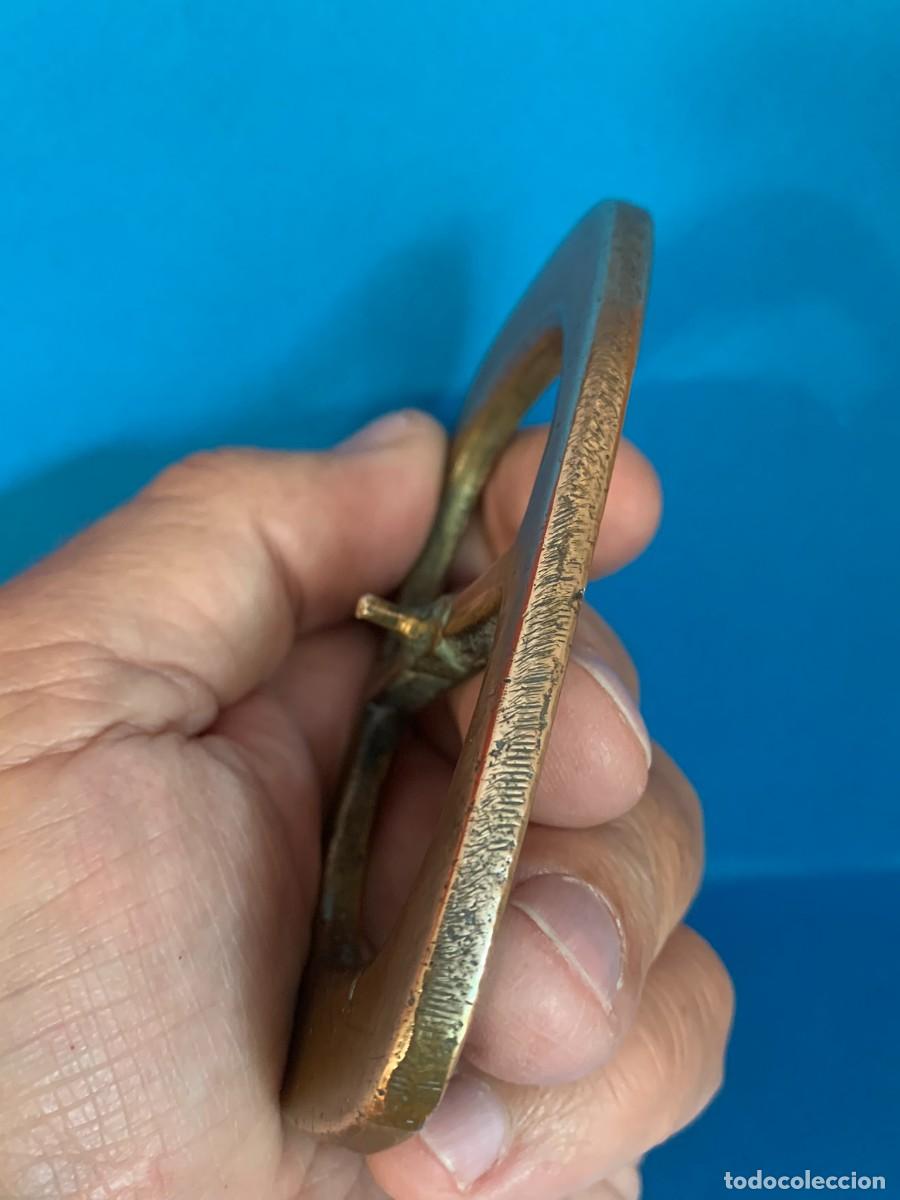 Antig&uuml;edades: HEBILLA DE CINTUR&Oacute;N DE BRONCE MACIZO ANTIGUO - Foto 7