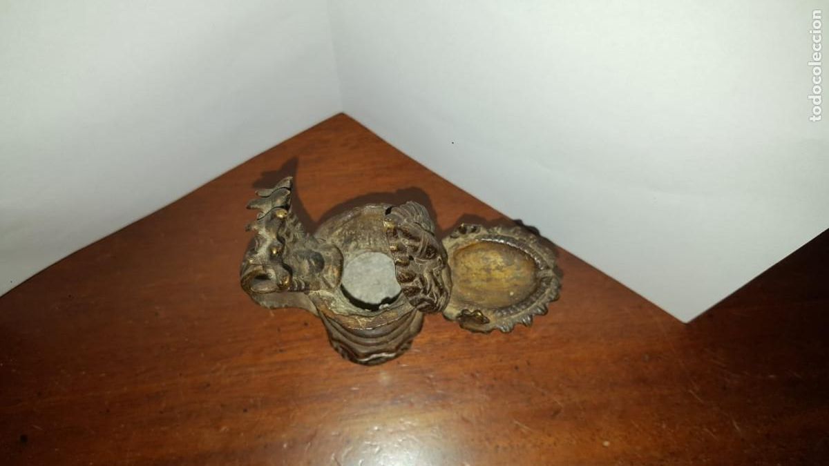 Antig&uuml;edades: ANTIGUO CANDIL DE BRONCE - Foto 6
