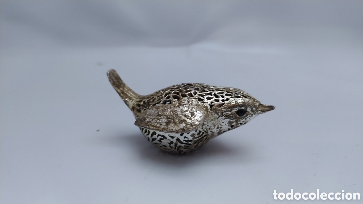 Antig&uuml;edades: P&aacute;jaro filigrana christofle. - Foto 3