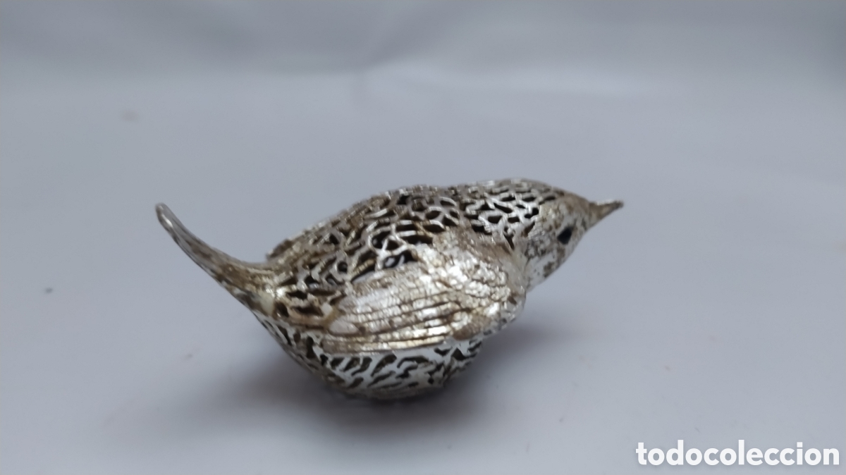 Antig&uuml;edades: P&aacute;jaro filigrana christofle. - Foto 8