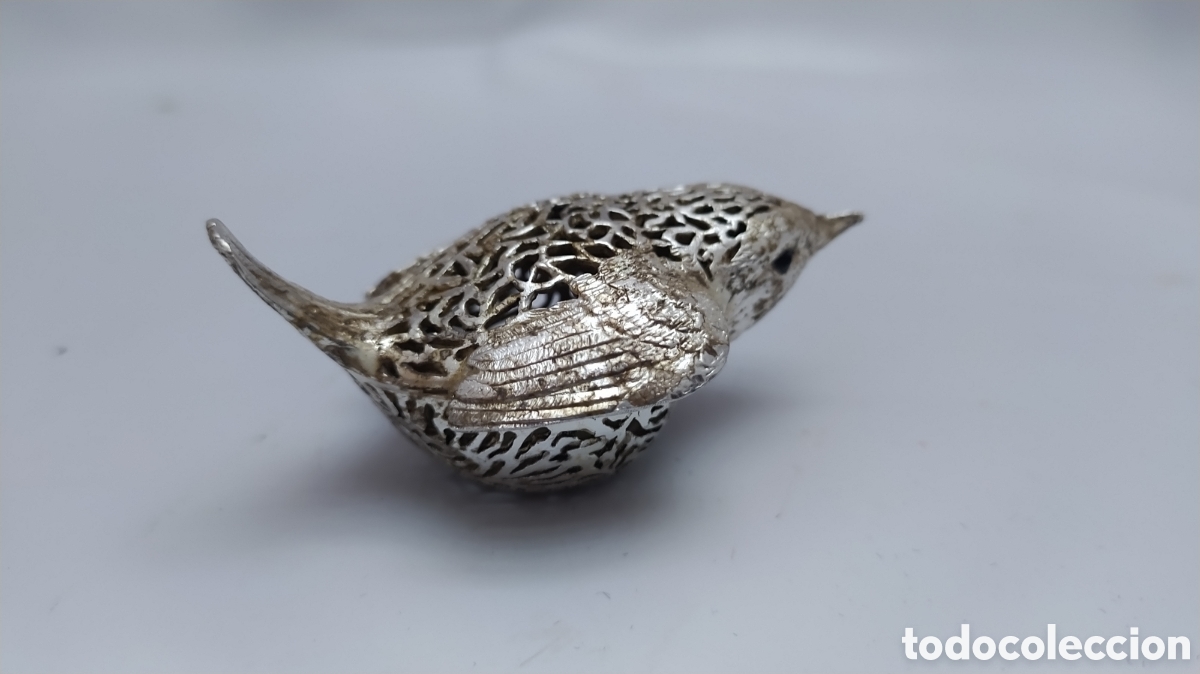 Antig&uuml;edades: P&aacute;jaro filigrana christofle. - Foto 9