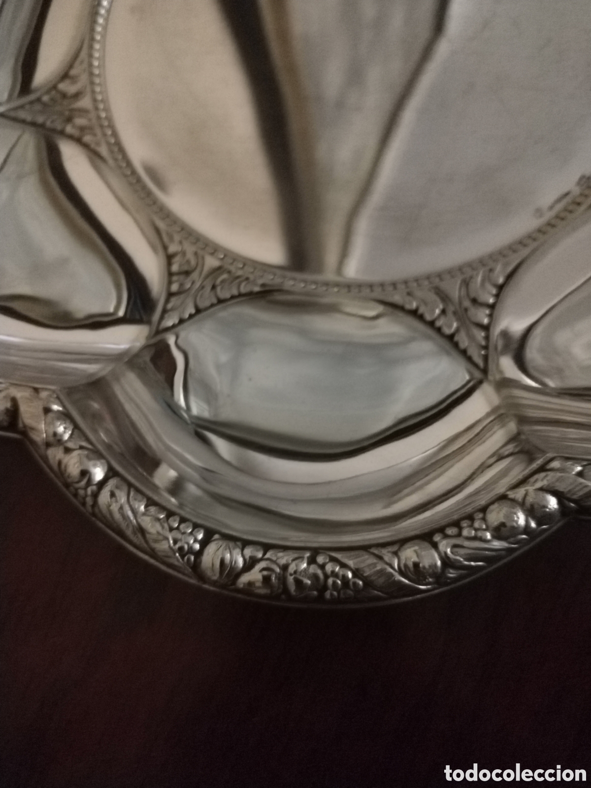 Antig&uuml;edades: Plato/centro de mesa de alpaca Ulises - Foto 2