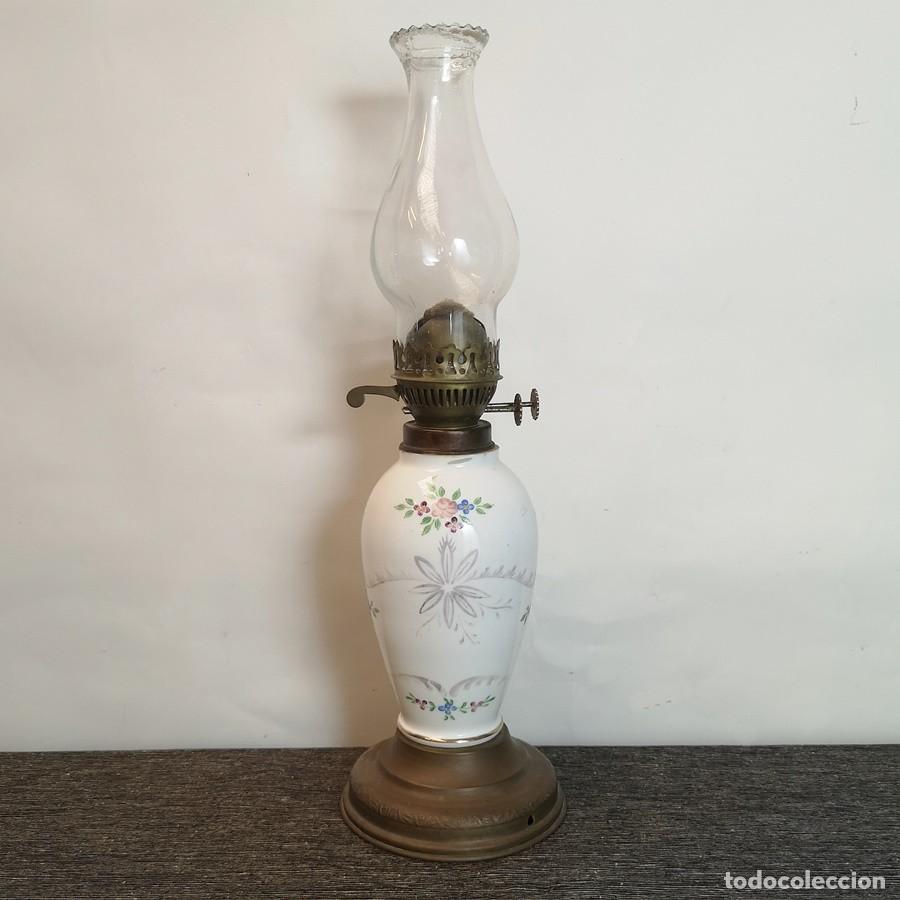 Antig&uuml;edades: Quinqu&eacute; de Cristal y Metal - Foto 1