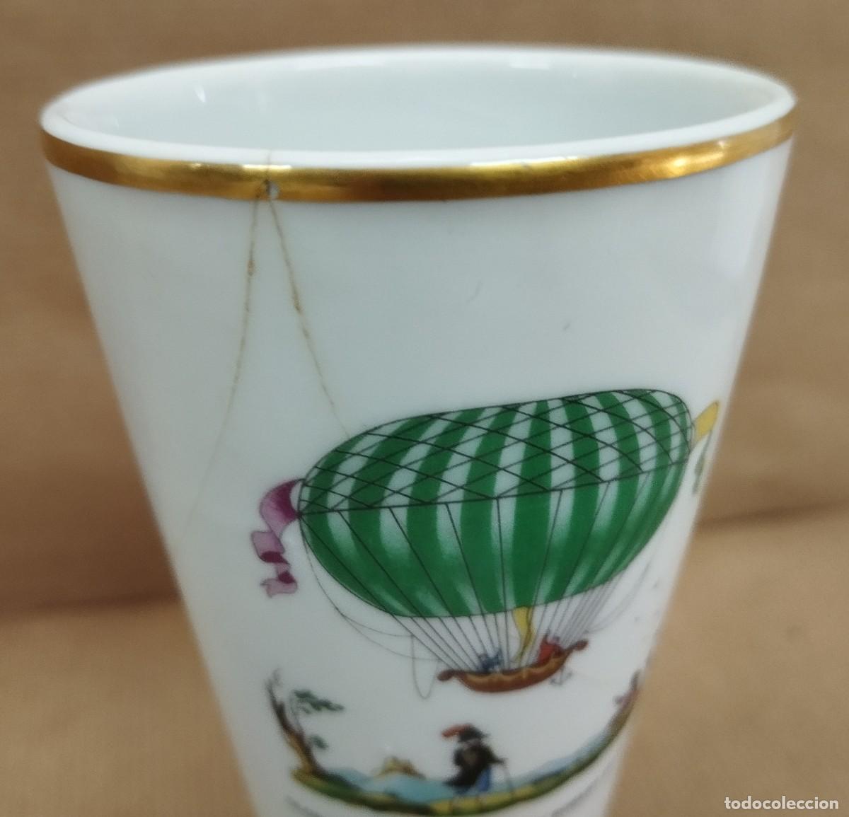 Antig&uuml;edades: COPA DE PORCELANA LIMOGES - Foto 6