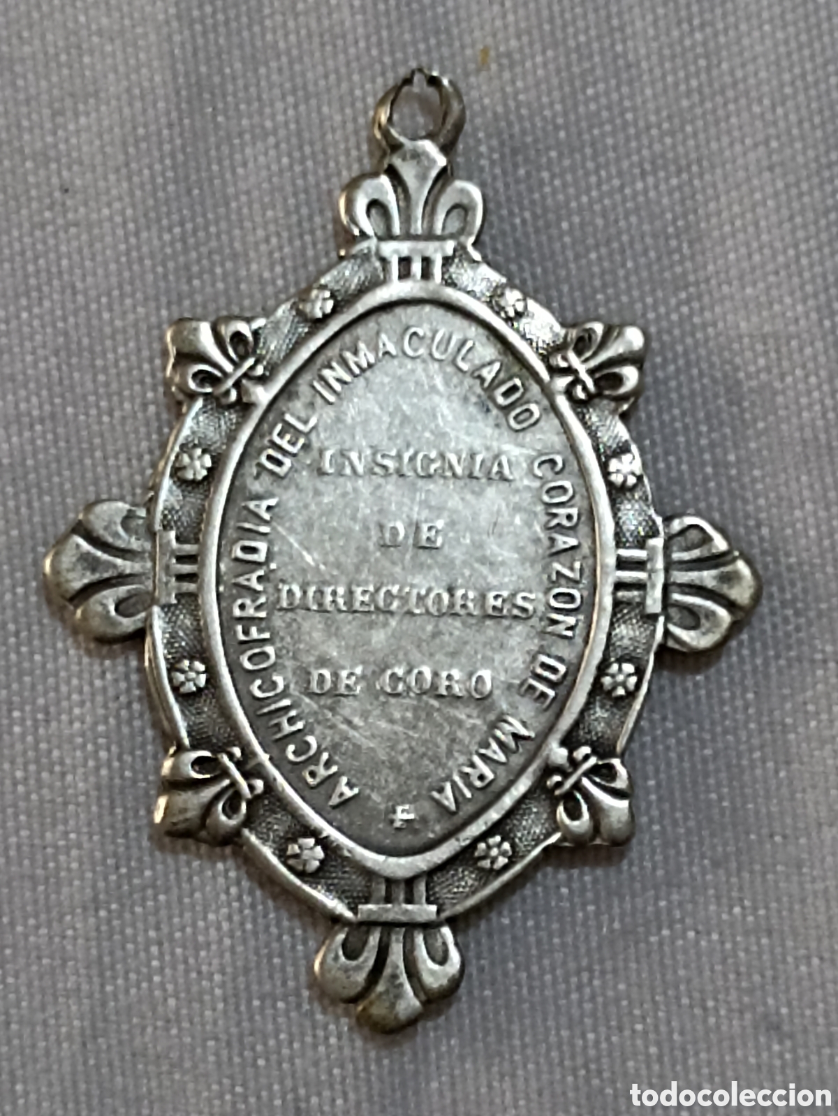 Antig&uuml;edades: Medalla de plata,insignia de coro - Foto 3