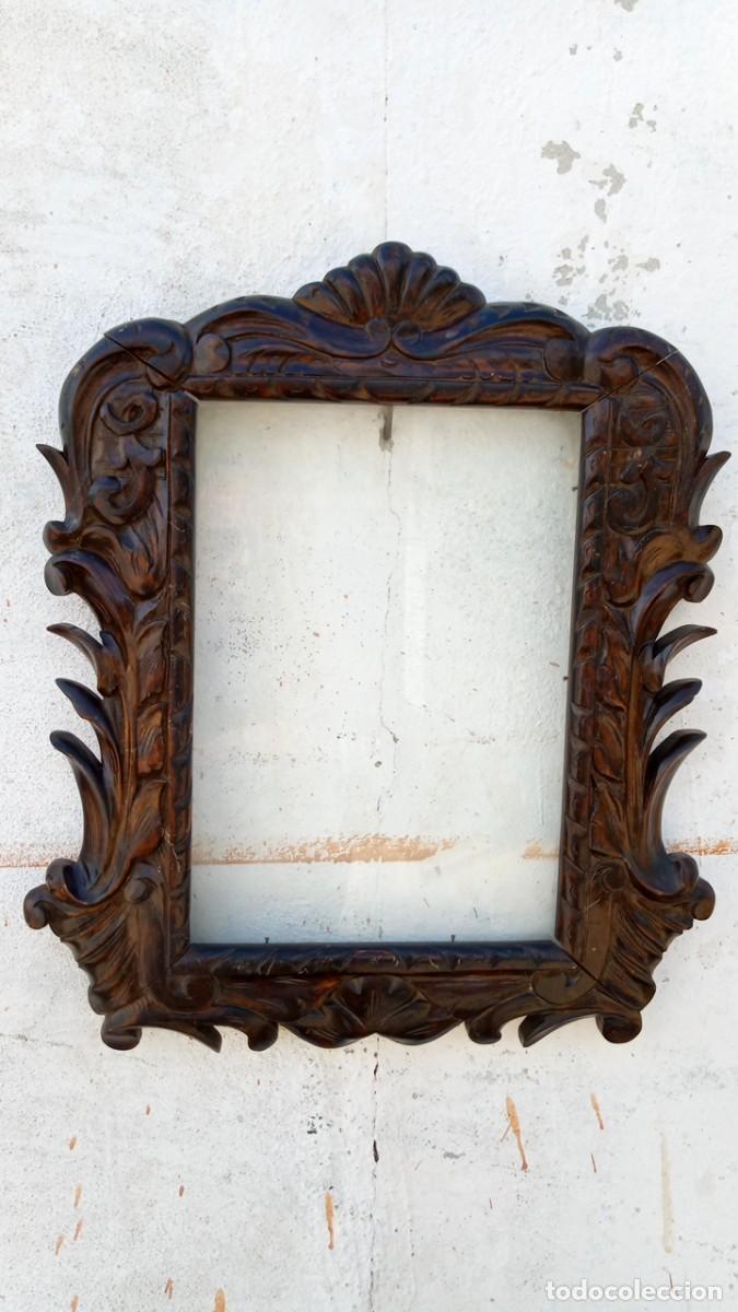 Antig&uuml;edades: Marco antiguo .De madera rallada - Foto 1