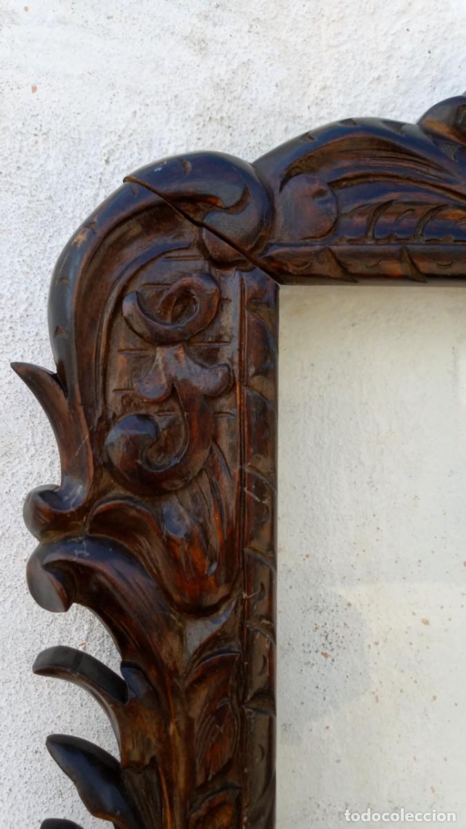 Antig&uuml;edades: Marco antiguo .De madera rallada - Foto 2