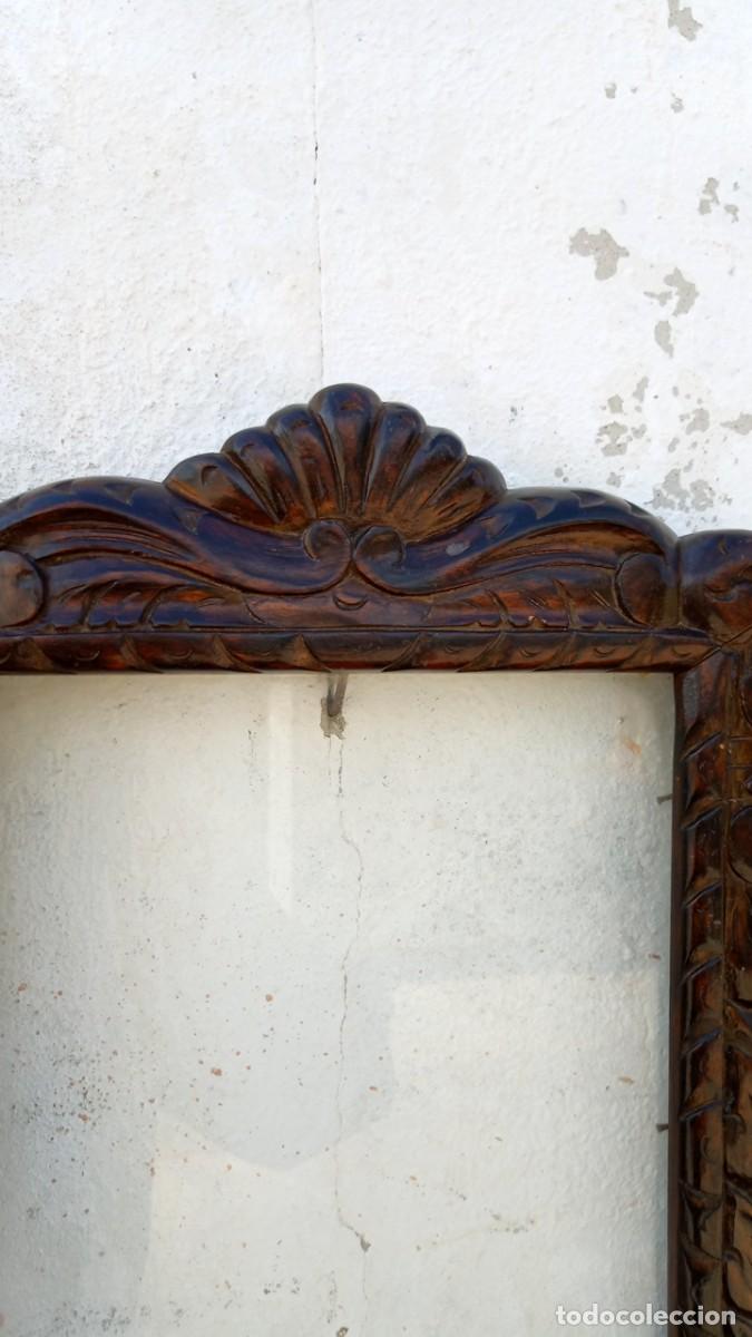 Antig&uuml;edades: Marco antiguo .De madera rallada - Foto 3