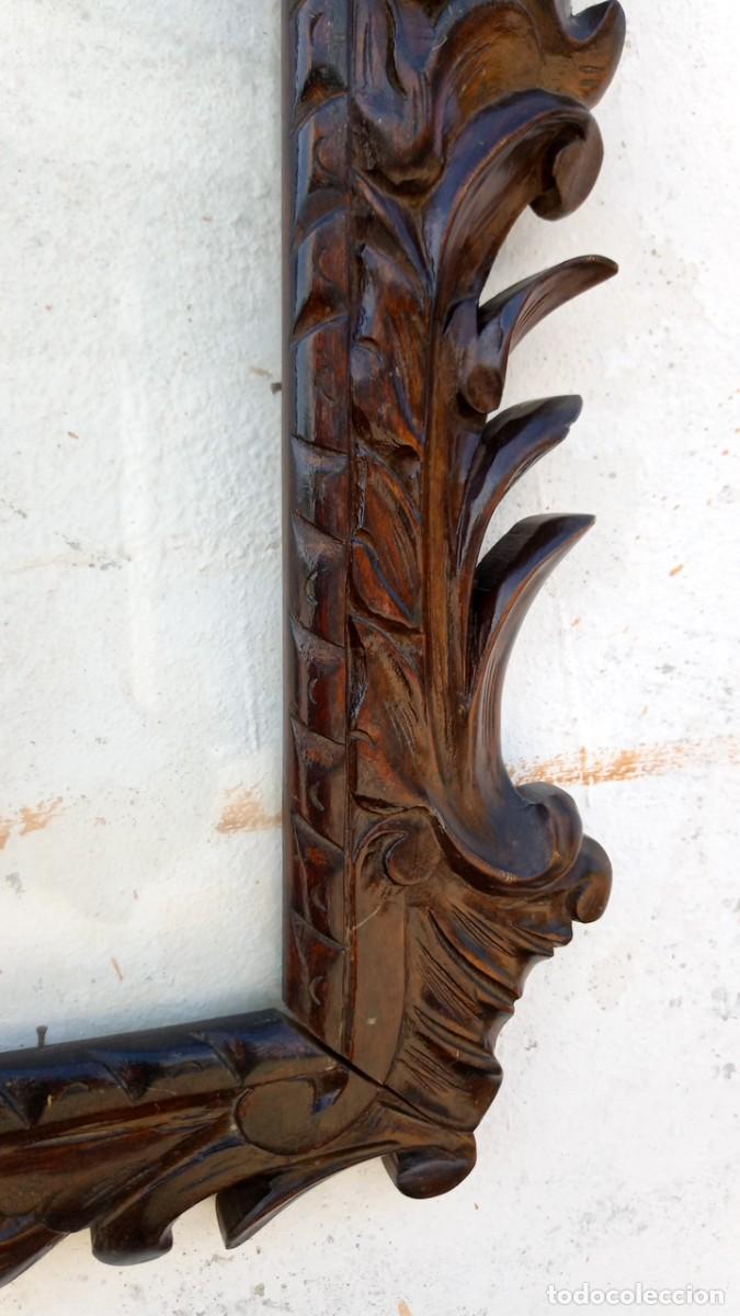 Antig&uuml;edades: Marco antiguo .De madera rallada - Foto 4
