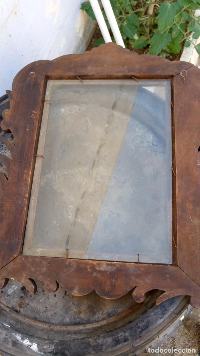 Antig&uuml;edades: Marco antiguo .De madera rallada - Foto 5