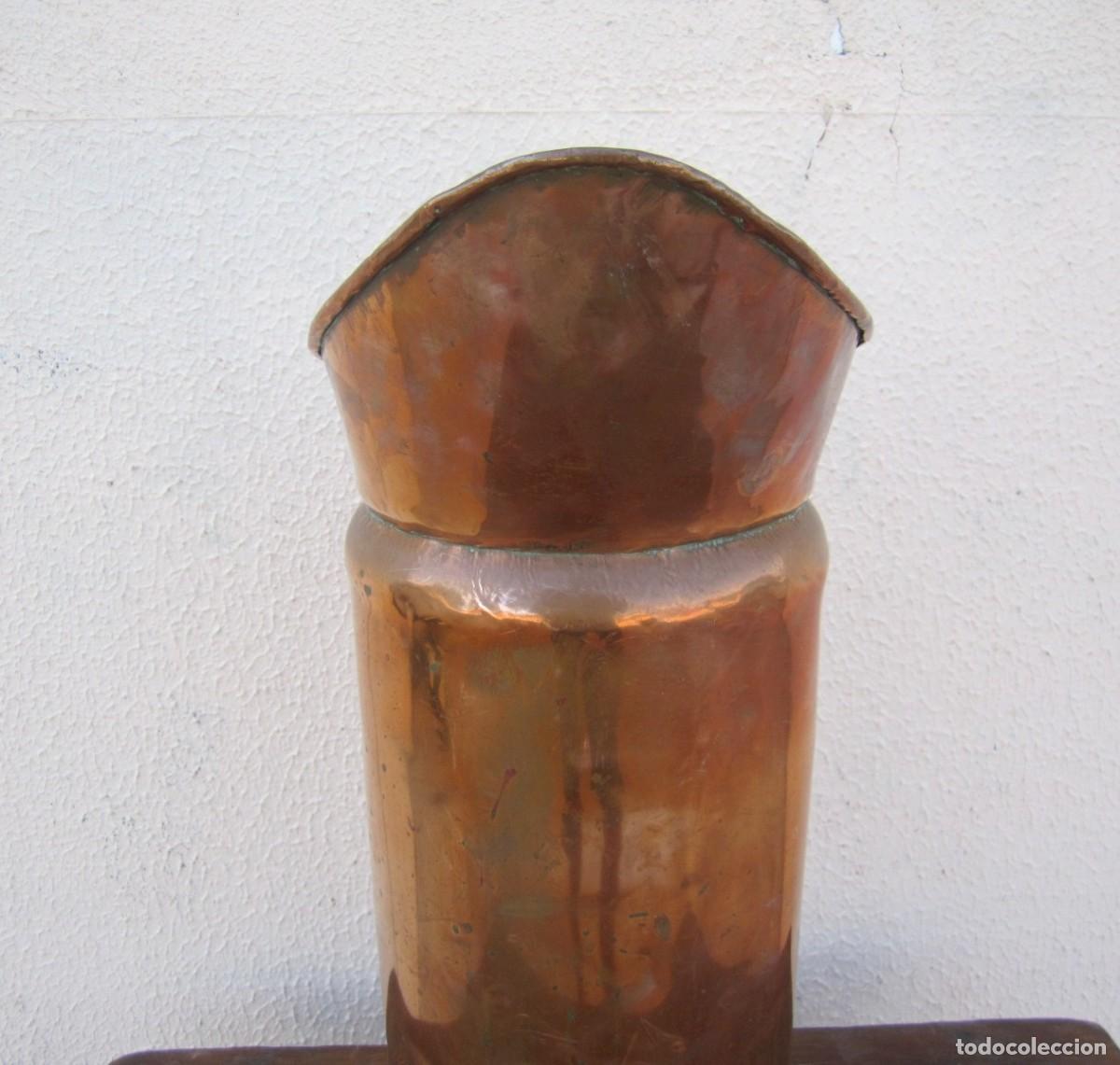 Antig&uuml;edades: Jarra de cobre con asa de gran tama&ntilde;o - Foto 5